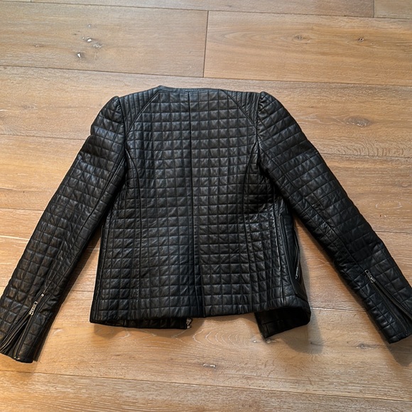 EUC Joie Leather Biker Jacket - Picture 4 of 12